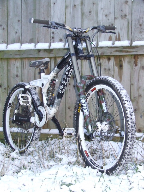 The Bike in the snow..