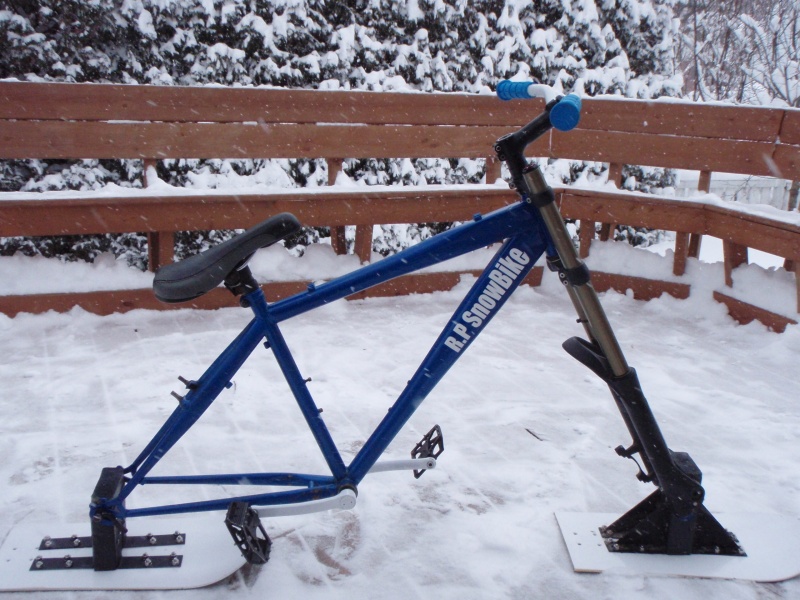 its my home made SnowBike !