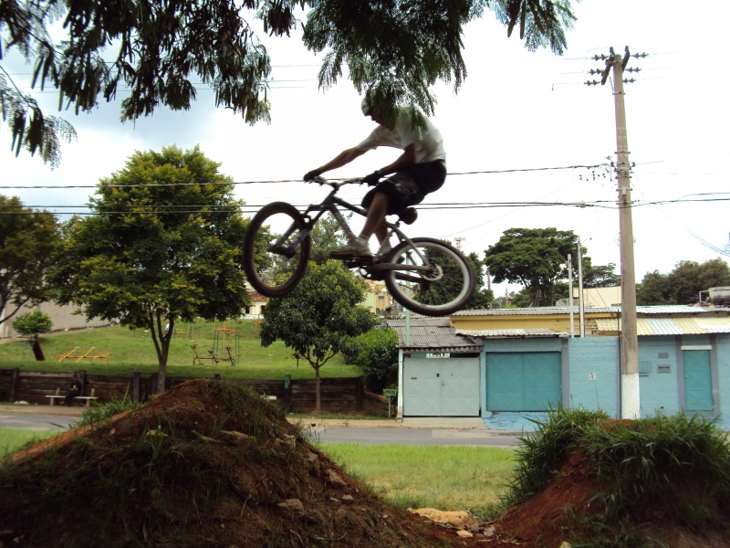 Some small dirt jumps, near home!