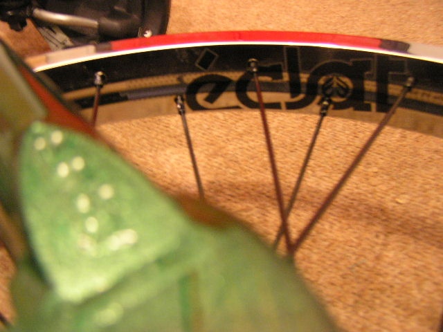 my new éclat wheel, Sunday frame &amp; felt fork