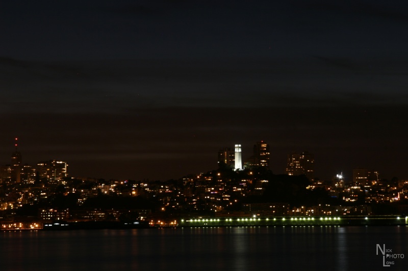 View of the San Francisco Skyline from Treasure Island.