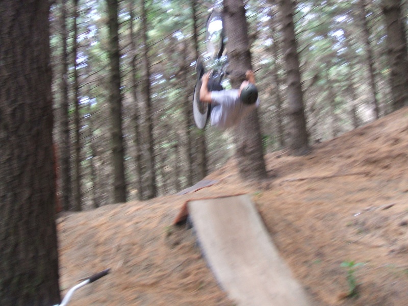 my second attempt at a backflip over ground, landed. rolled out minta.