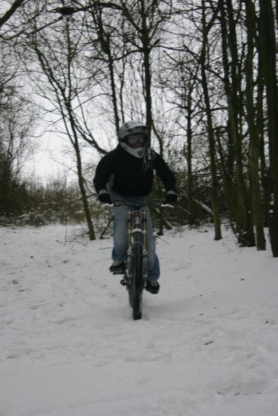 just some snow riding