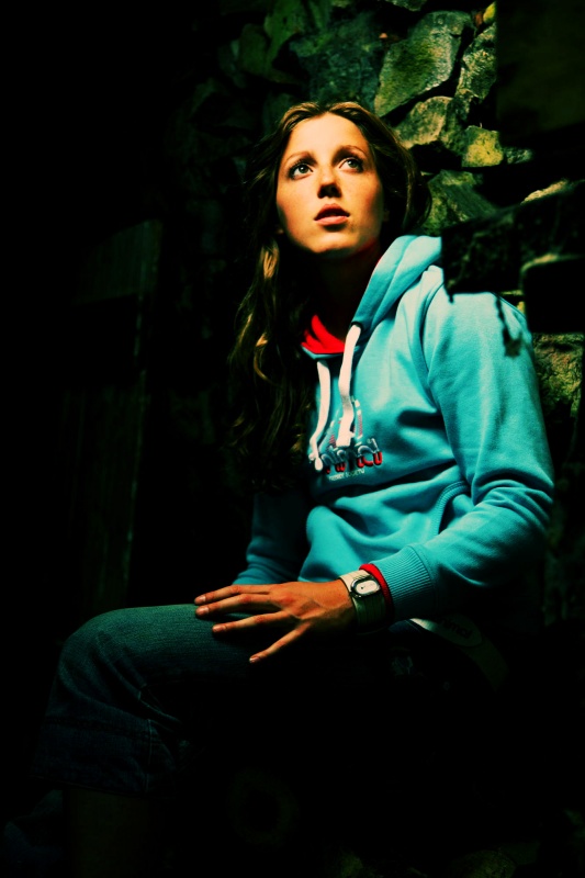 DH World Champion Rachel Atherton relaxing in her coal shed!