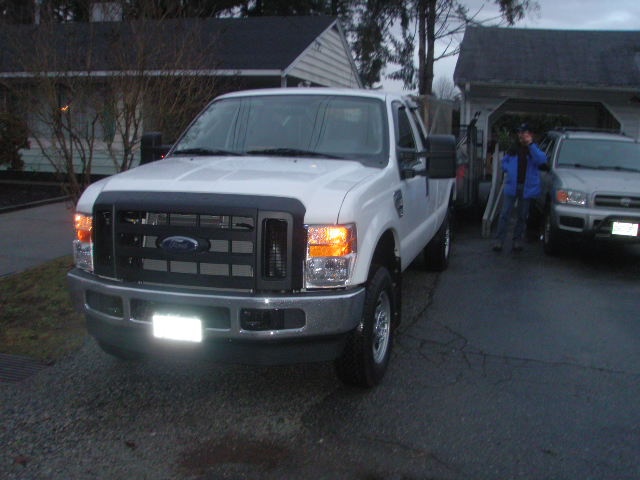 the new truck. its my dads by the way.