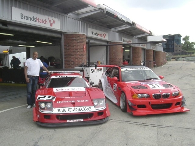 Ferrari F40 / BMW M3 CSL
We won our race with the F40, 2nd in class with the CSL