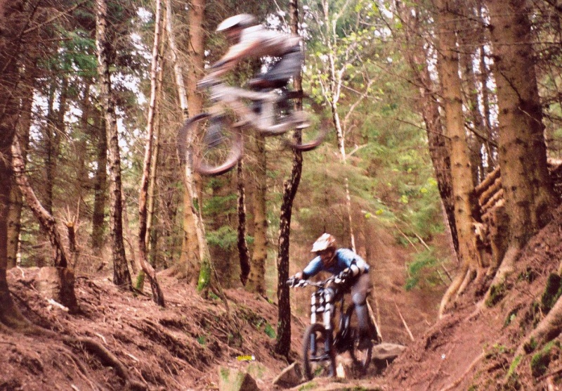 gully jump at falkland over main track. first big stunt i ever did about 7 years ago LOL