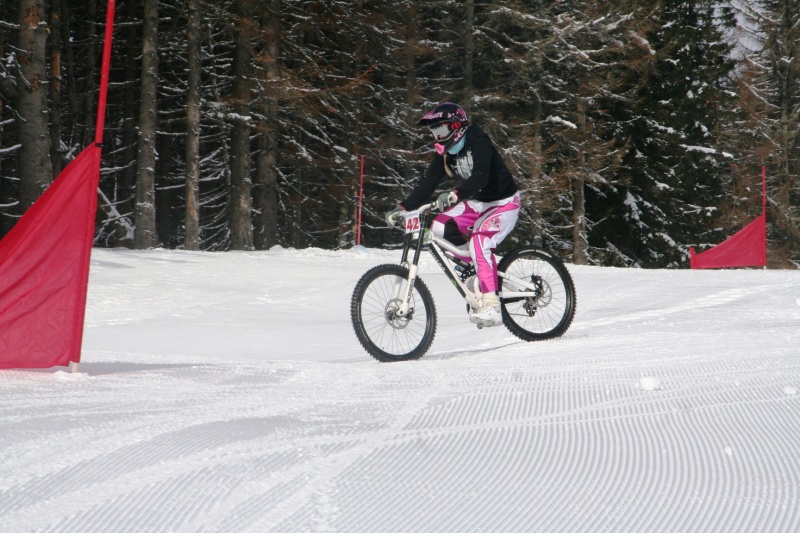 Jasna SnowBike downhill eliminaator race in january 2010