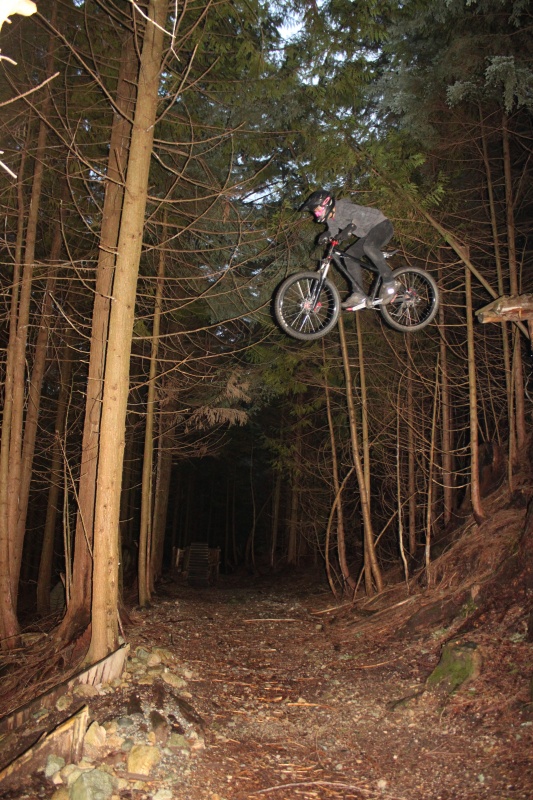 hardtail over the famous road gap