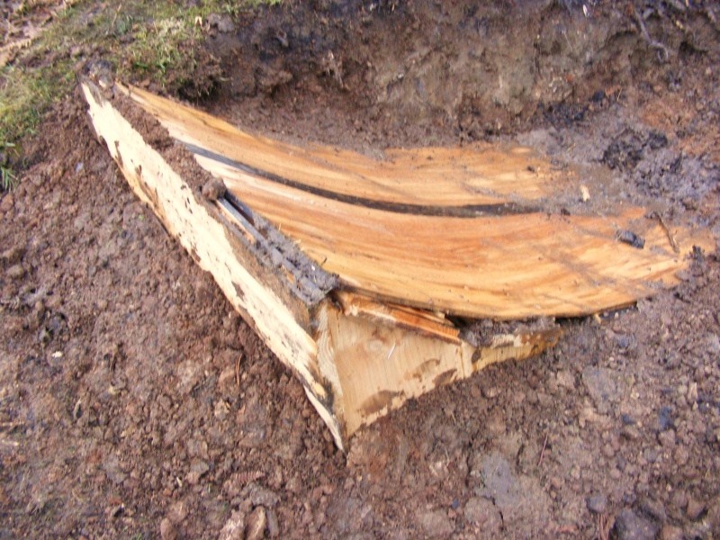 a newley built wooden kicker