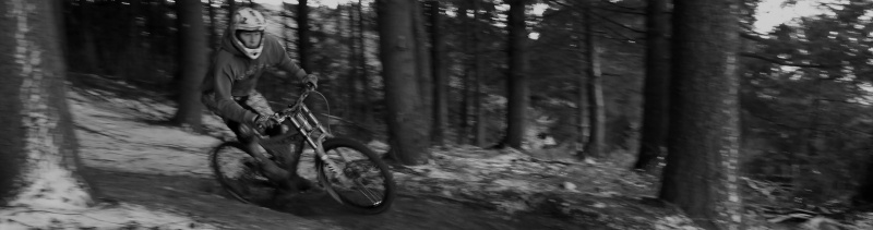 Lee railing the berm in winter conditions. 2nd attempt with my new camera Olympus Pen EP1