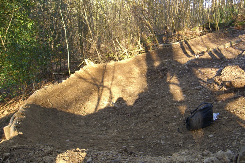 Just had to take another picture of the berm