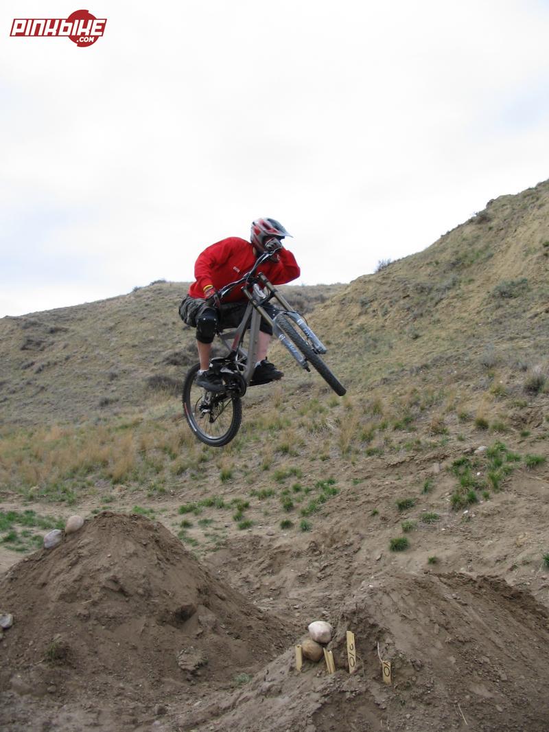 Specalized Rider Brandon stylin the jumps