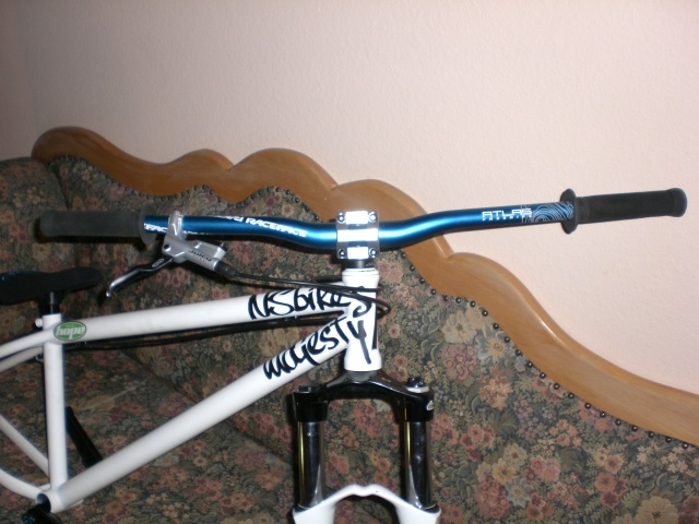 majesty frame with ns bikes vorbau and race face bar