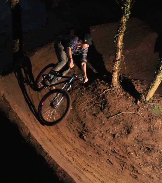 Pumptrack 'eye of the needle'. Photos my Martin Brown