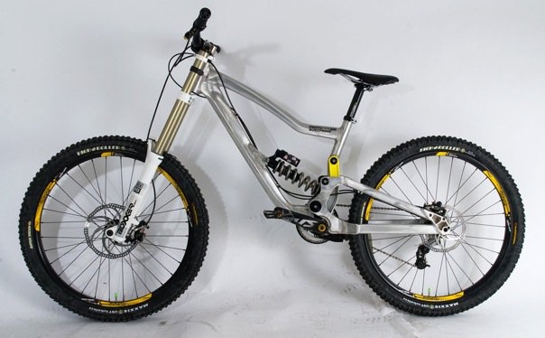 Nukeproof DH Bike - Prototype setup. More info coming soon. Thanks to JBDirtJumper for the photos.