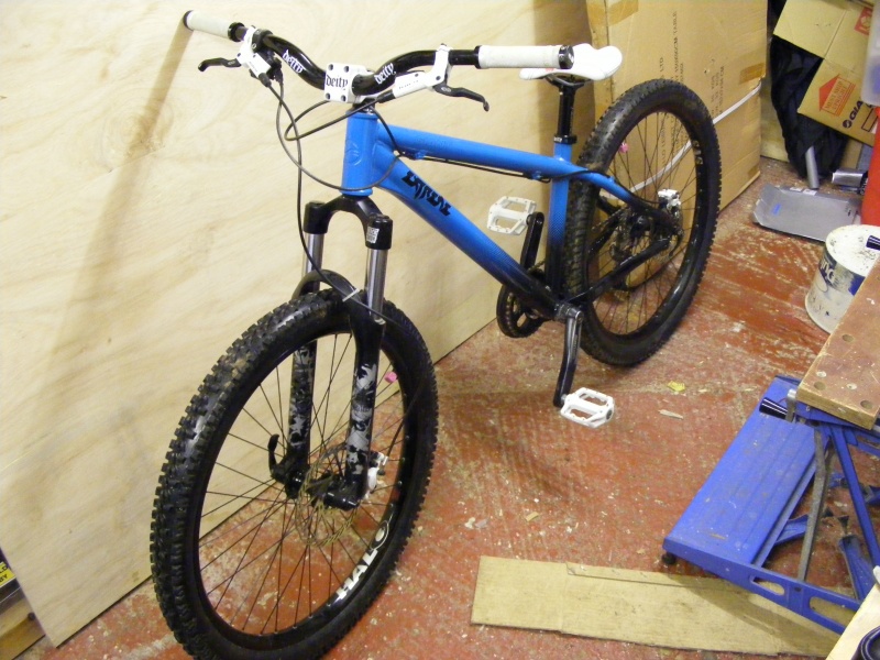 bike in shed