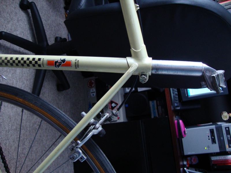Peugeot Trophy Down tube with Logo