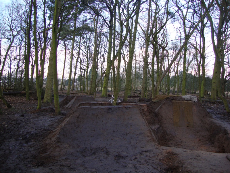the trails coming on nicely! double take off for two lines