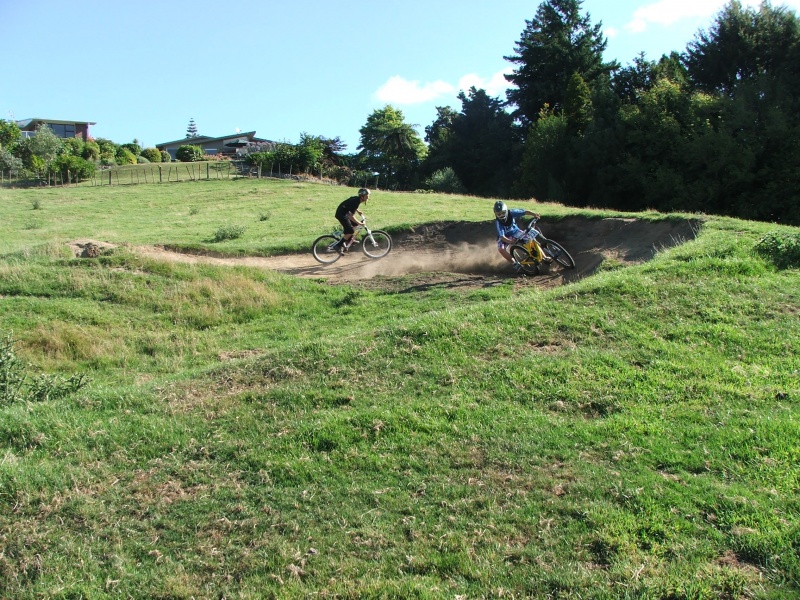 me and my brother just practicing before the dual slalom race, was just a chill race