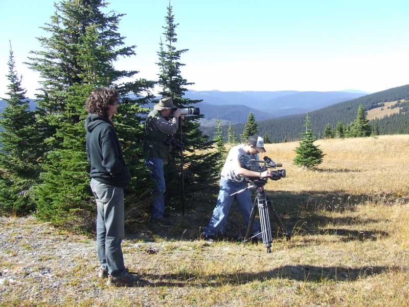 Out for a video shoot with the RuideGuide TV crew. They were up to do a feature on Wells, BC and my trails.