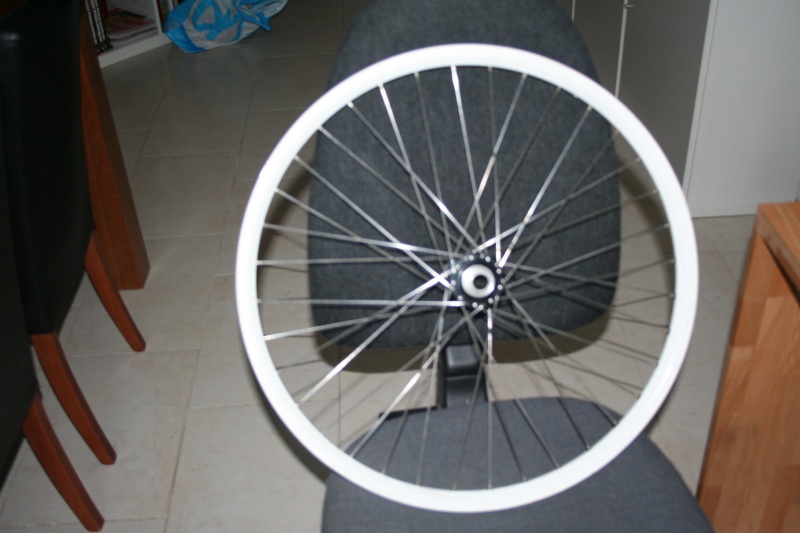 its beginning to look like a bike with a borrowed back wheel form the cube