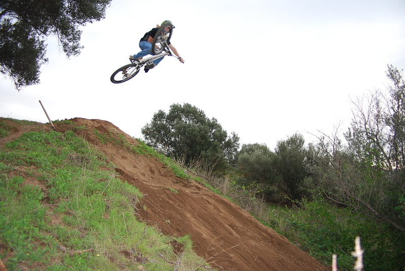 Riding my purpose built training drop