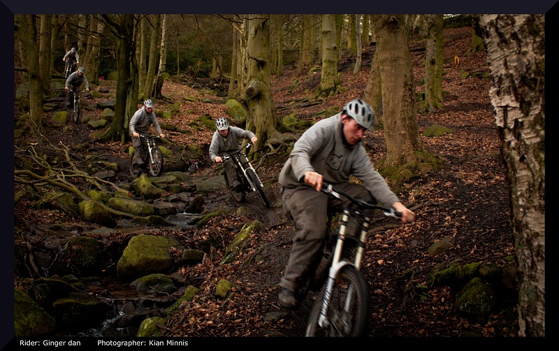 sequence shot on part of the DH line in riddlesden woods.