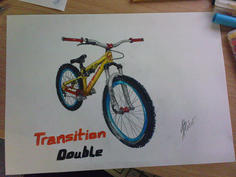 bright coloured transition double