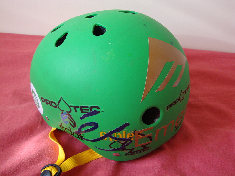 Pro-tec Classic Helmet - Rasta Green, Medium, £15 pickup or plus p+p. Good condition :)