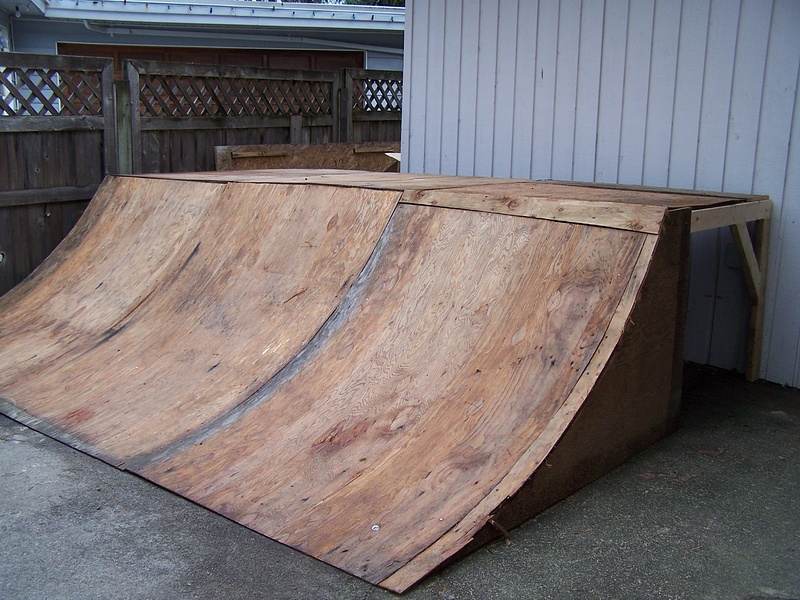 New Mini Ramp! 3ft quarter 12 ft wide with 4ft deck