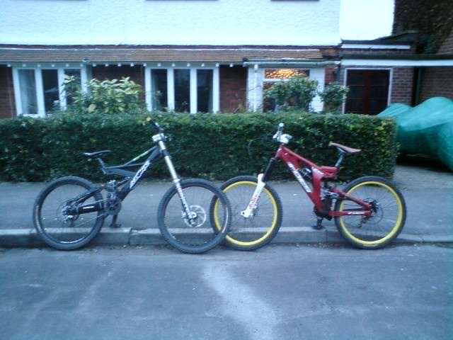 Mine and Jamies bikes