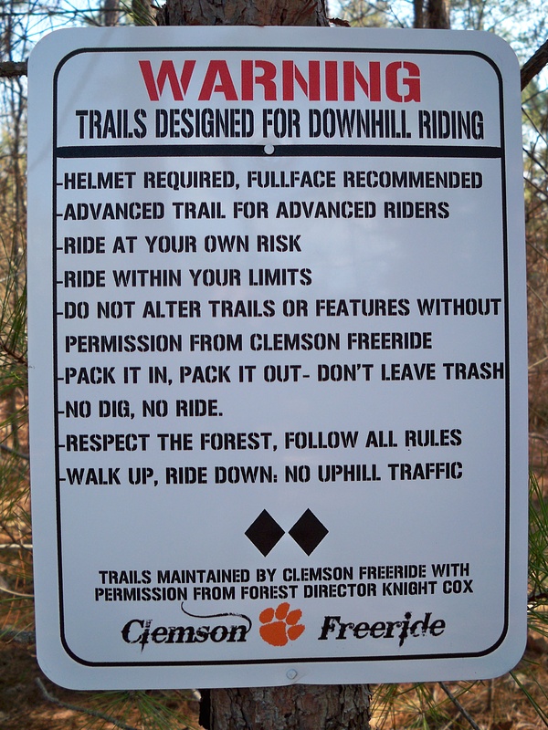 why cant every woods have a similar sign