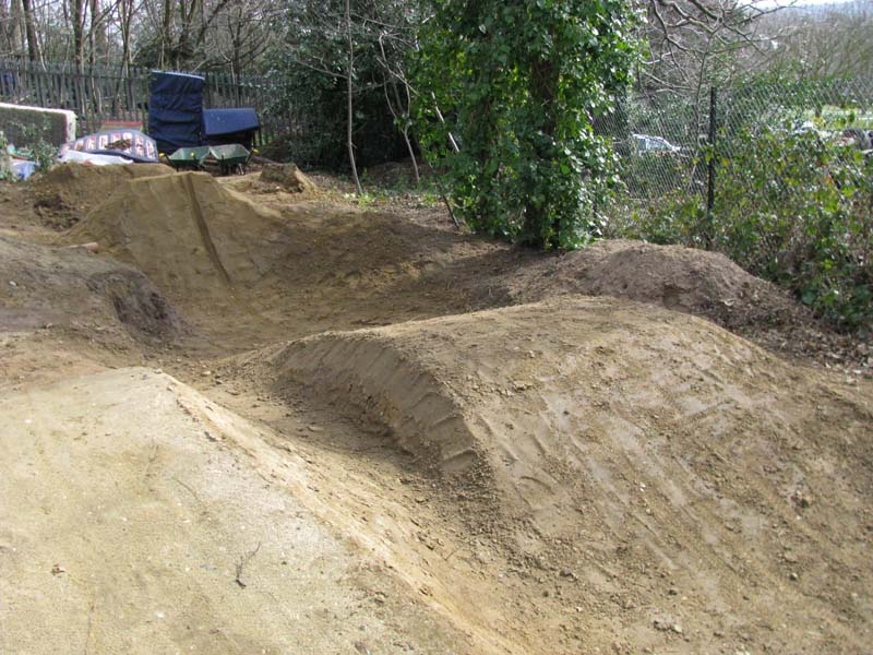 start of the X-Line in the Pump Track