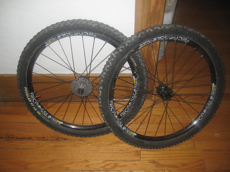 Mavic Crossline Wheelset with WTB Prowler mx 2.3 tires For Sale