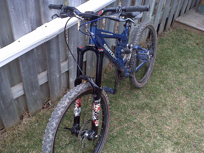 2005 rocky mountain switch with 2009 marzochhi 66