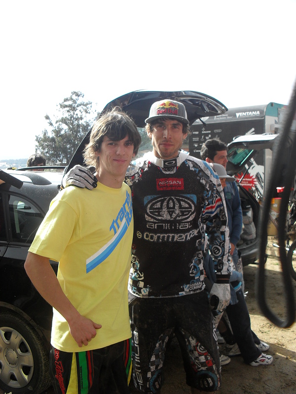 Me With Gee Atherton - Maxxis Cup Gouveia 2010
