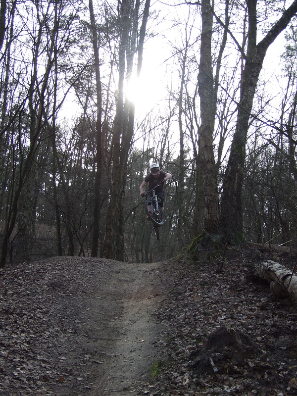 again a beautiful day at our local trails "plons". the weather was great and so were the trails! great riding :D