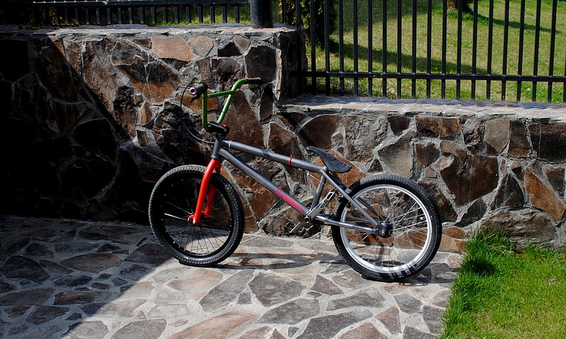 My bike with new Fly Agua fork and new paint job
