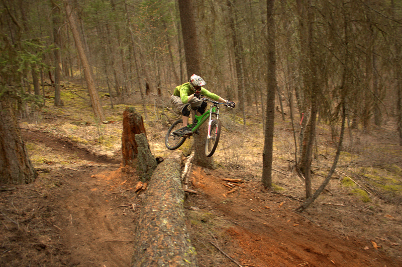 down log jump