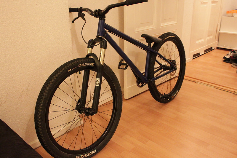 NS Sub 08, RS Pike 426 with dual air, Spank Rims, Last Hubs, Eastern Cranks and many more:)

weight 11Kg or 24 ibs