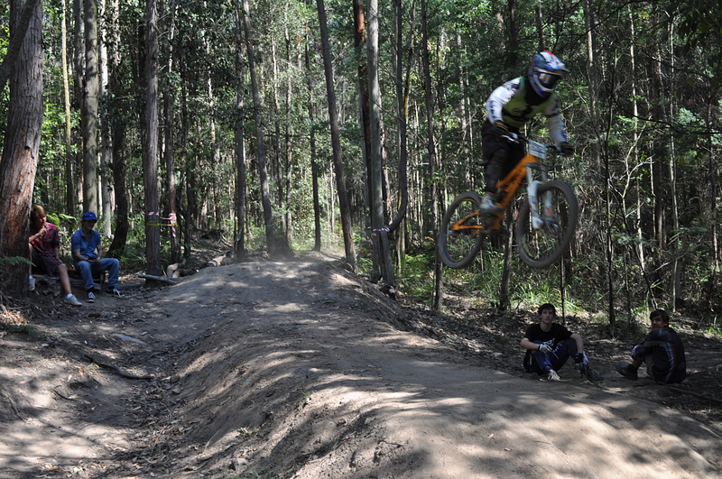bottom jump at Ourimbah race day