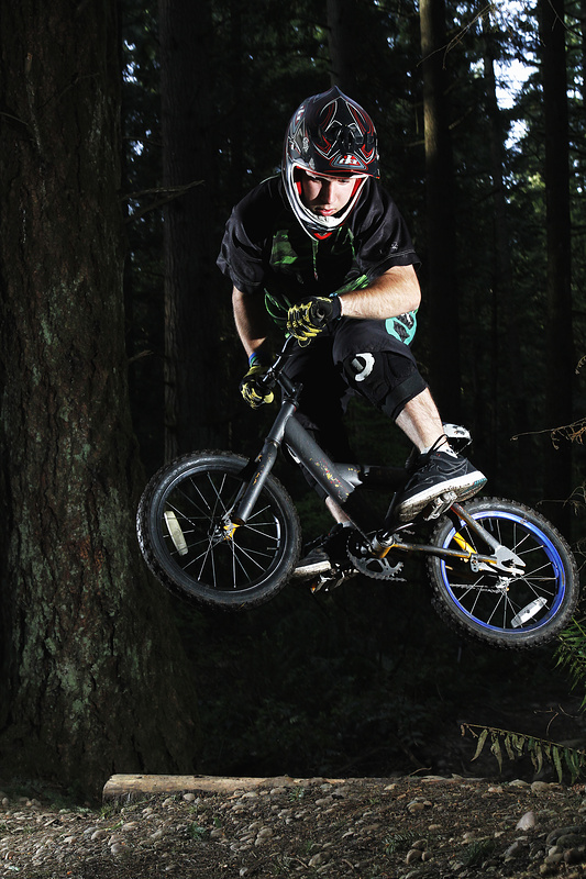 rippin the shed on the mini bike!
Brandon Everell©