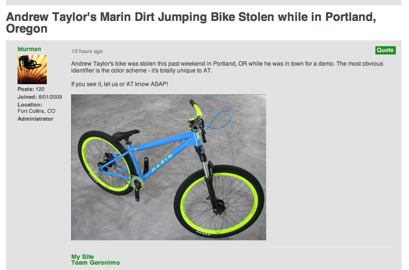 If ayone see's this bike!!! Call the police and arrest the mother fucker!!!