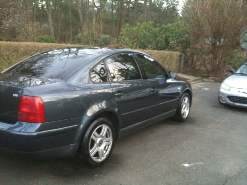 2001 VW PASSAT GLS with a kicker sub, tints, black leather interior, fully loaded.