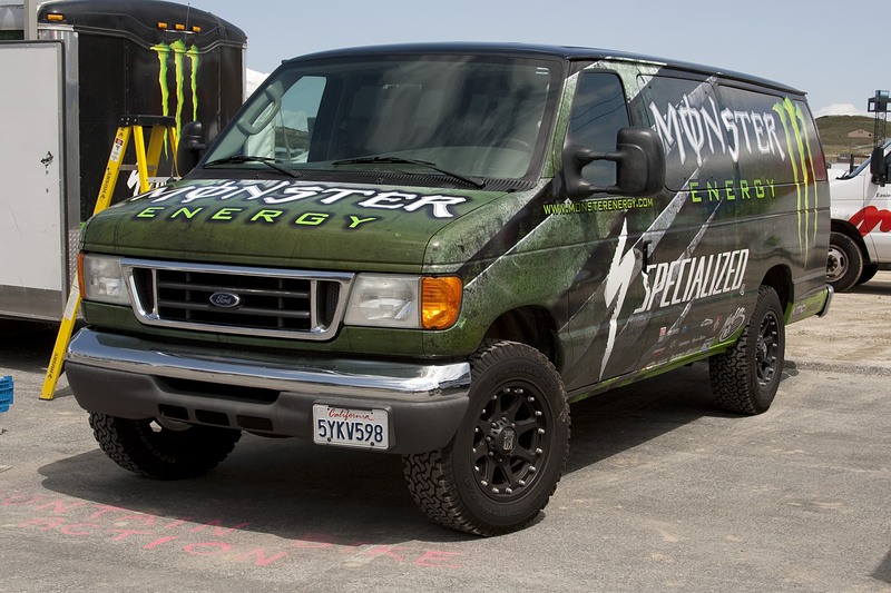 Monster Energy Van.