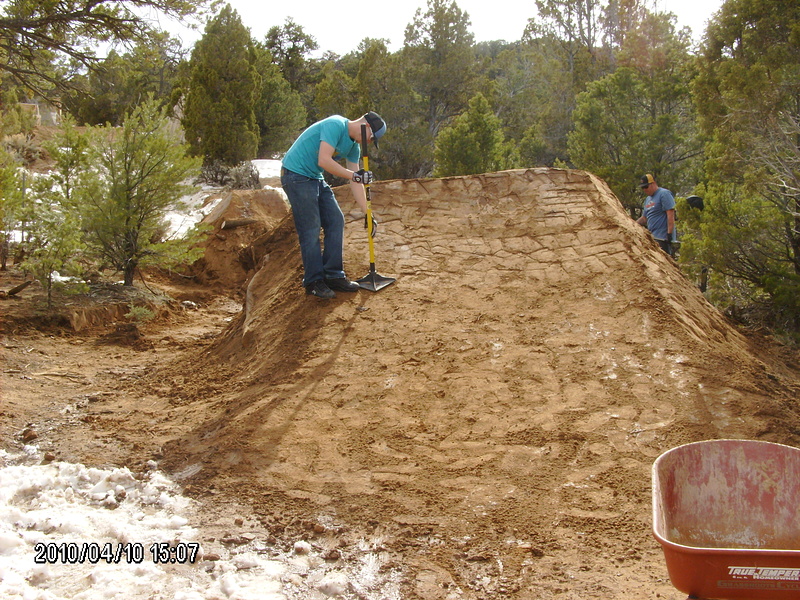 Stackin dirt and clearin snow for Ranchstyle 2010. Thanks Matt and James for such a great spot!!