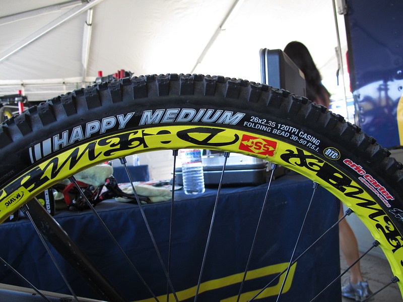 Pics from Day 3 of the Sea Otter Classic 2010 - Kenda Happy Medium tire.