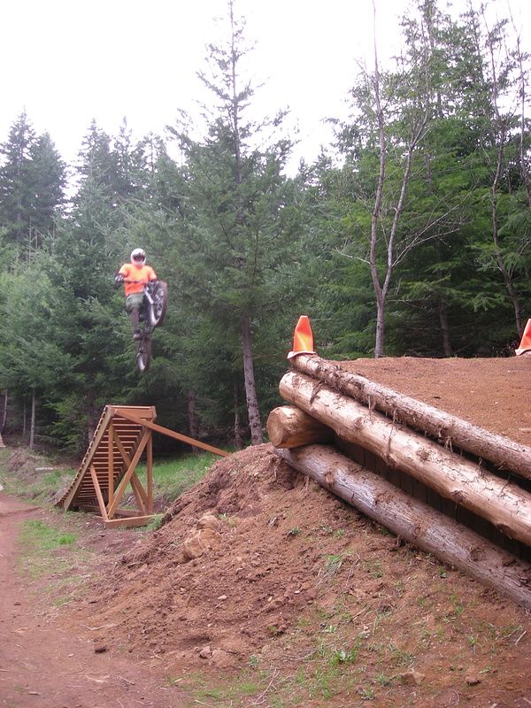 The Godfather sending it. Bakers on the landing and almost got ran over......whew.