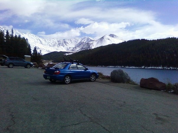 my scoober doo and a sick mountain and lake